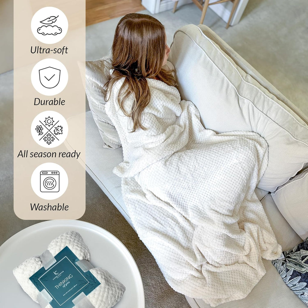 Self Care Gifts for Women 11 Piece, Womens Get Well Gifts for Mom Girlfriend Wife Daughter, Women’S Spa Gifts Baskets with Bath Salts, Oatmeal Soap, Blanket, Encouraging Inspirational Gift Basket
