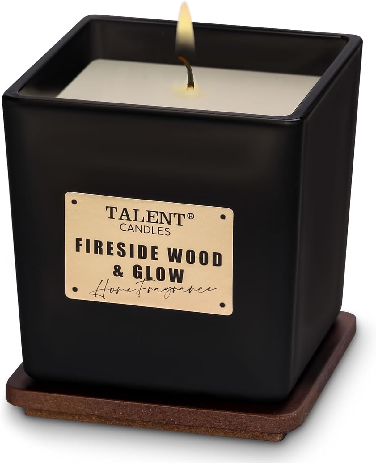 Scented Soy Candles, Deluxe Noble Aromatherapy Candles, Fireside Wood & Glow, Candles for Home Scented, 7.05Oz, TCGG8179