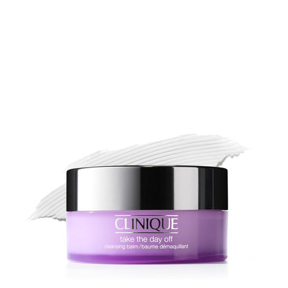 Clinique Take the Day off Cleansing Balm Makeup Remover | Dissolves Face + Eye Makeup and Sunscreen | for All Skin Types